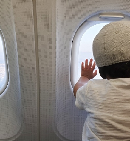 Occuper bébé dans l’avion : Challenge Accepted