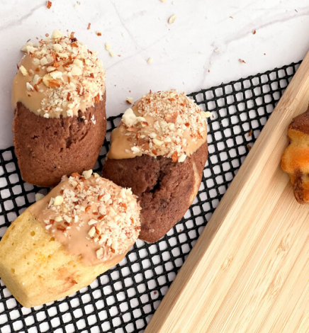 Madeleines au Nocciolata bianca