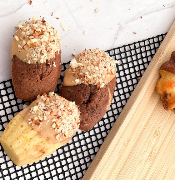 Madeleines au Nocciolata bianca
